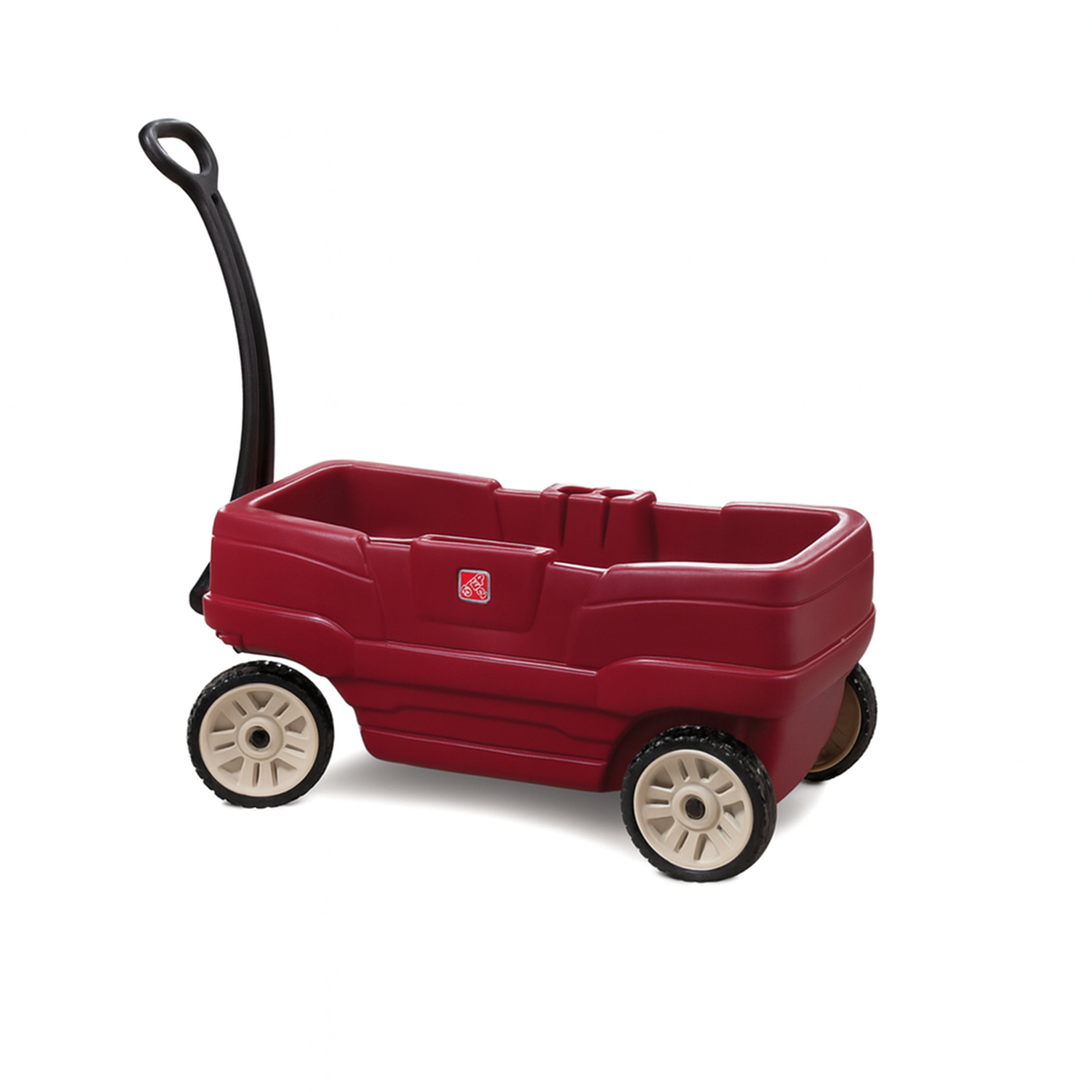 Step2 Rumble Wagon™ | Sturdy 2-Seater Toddler Ride-On Wagon with Safety Seatbelts & Storage