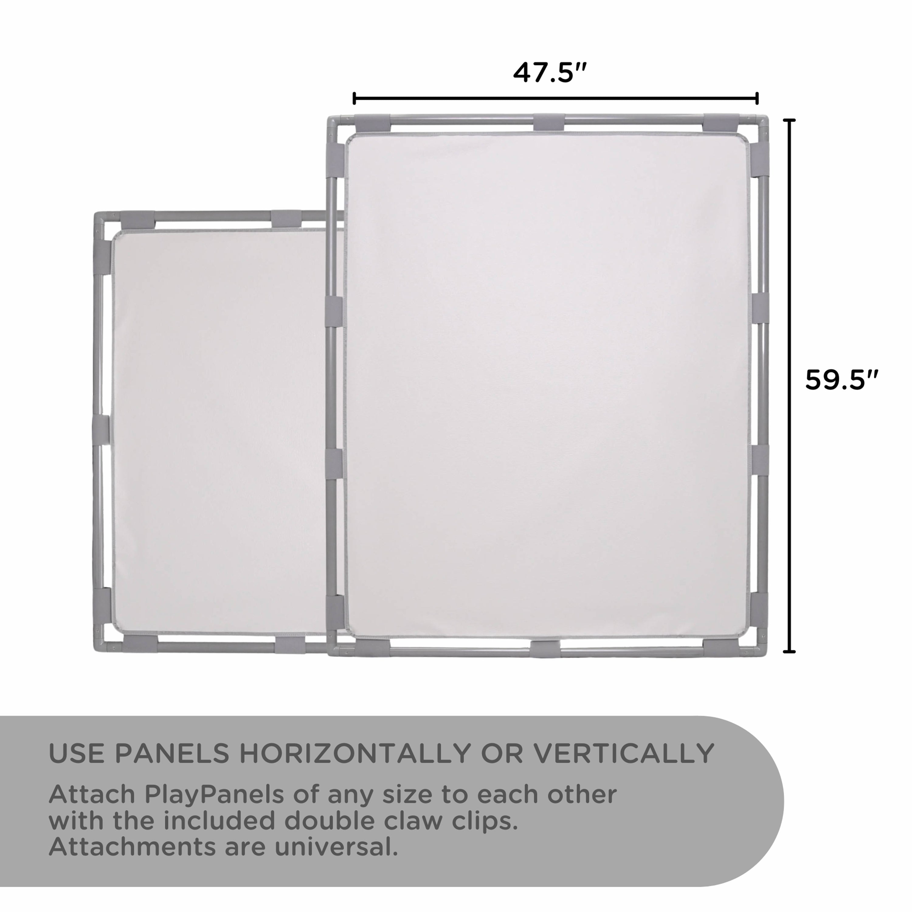 Big Screen PlayPanel - Glacier Gray with Feet