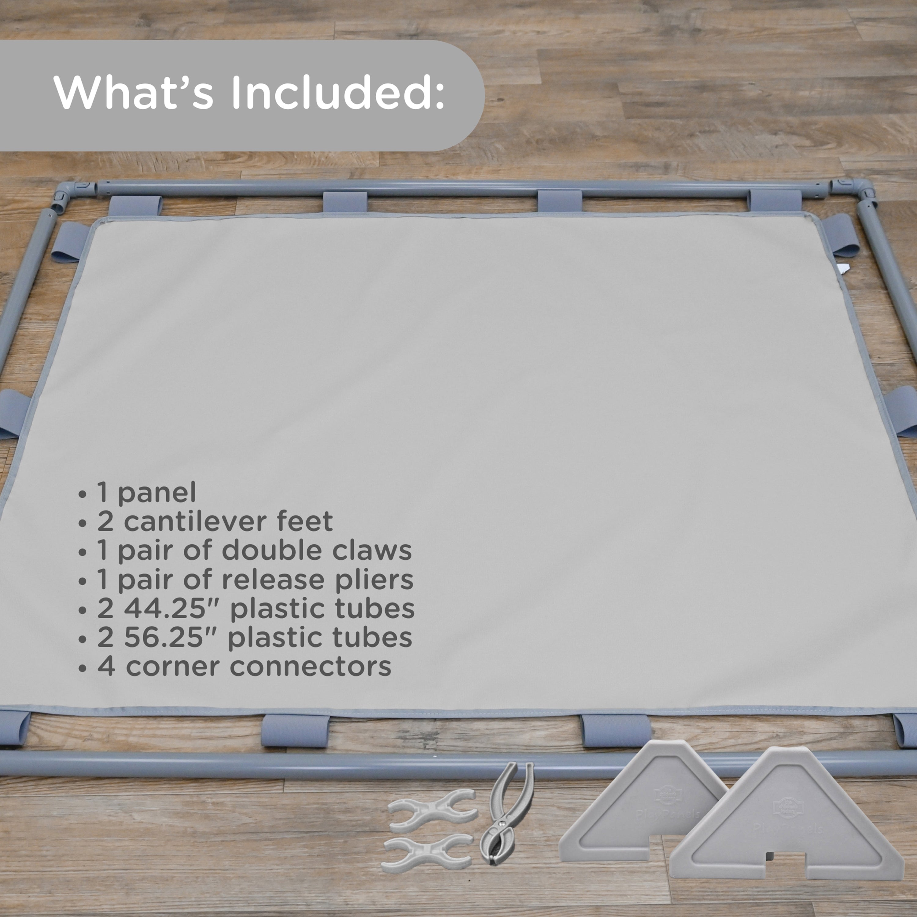 Big Screen PlayPanel - Glacier Gray with Feet