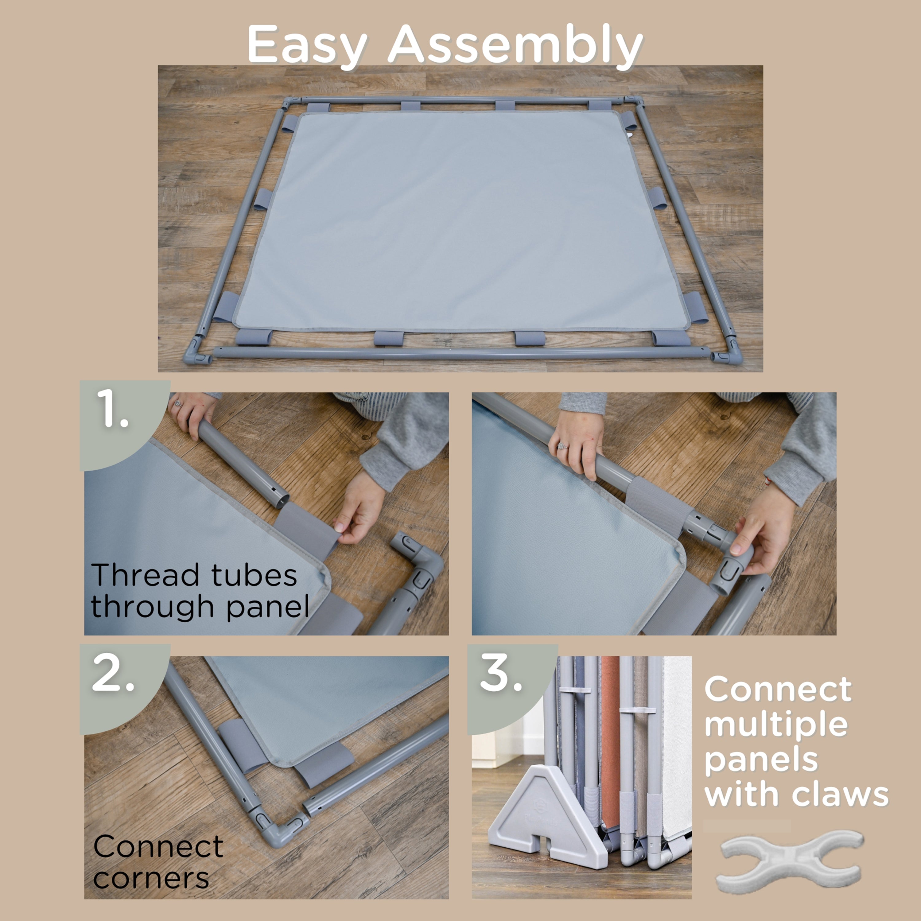 Big Screen PlayPanel - Fog Blue with Feet