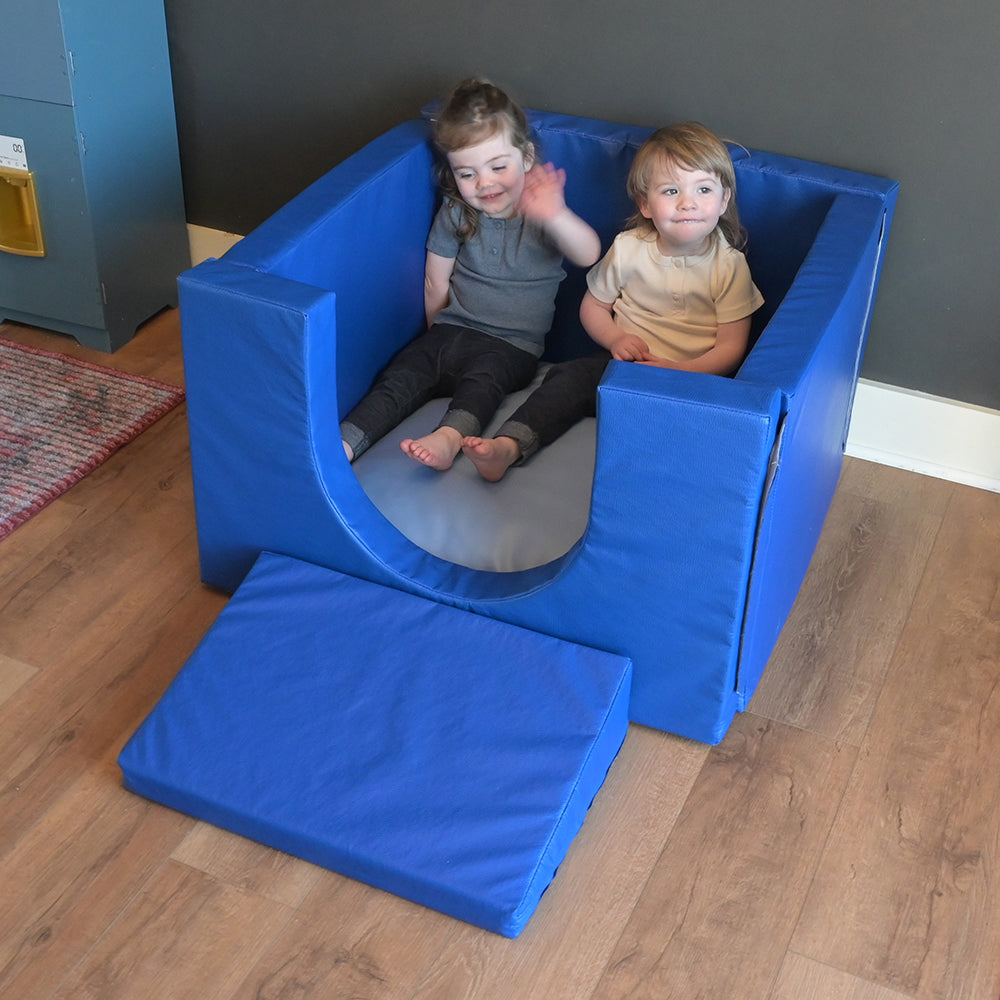 Toddlers Being Comfortable in Cozy Cube | Sensory-Friendly Quiet Space