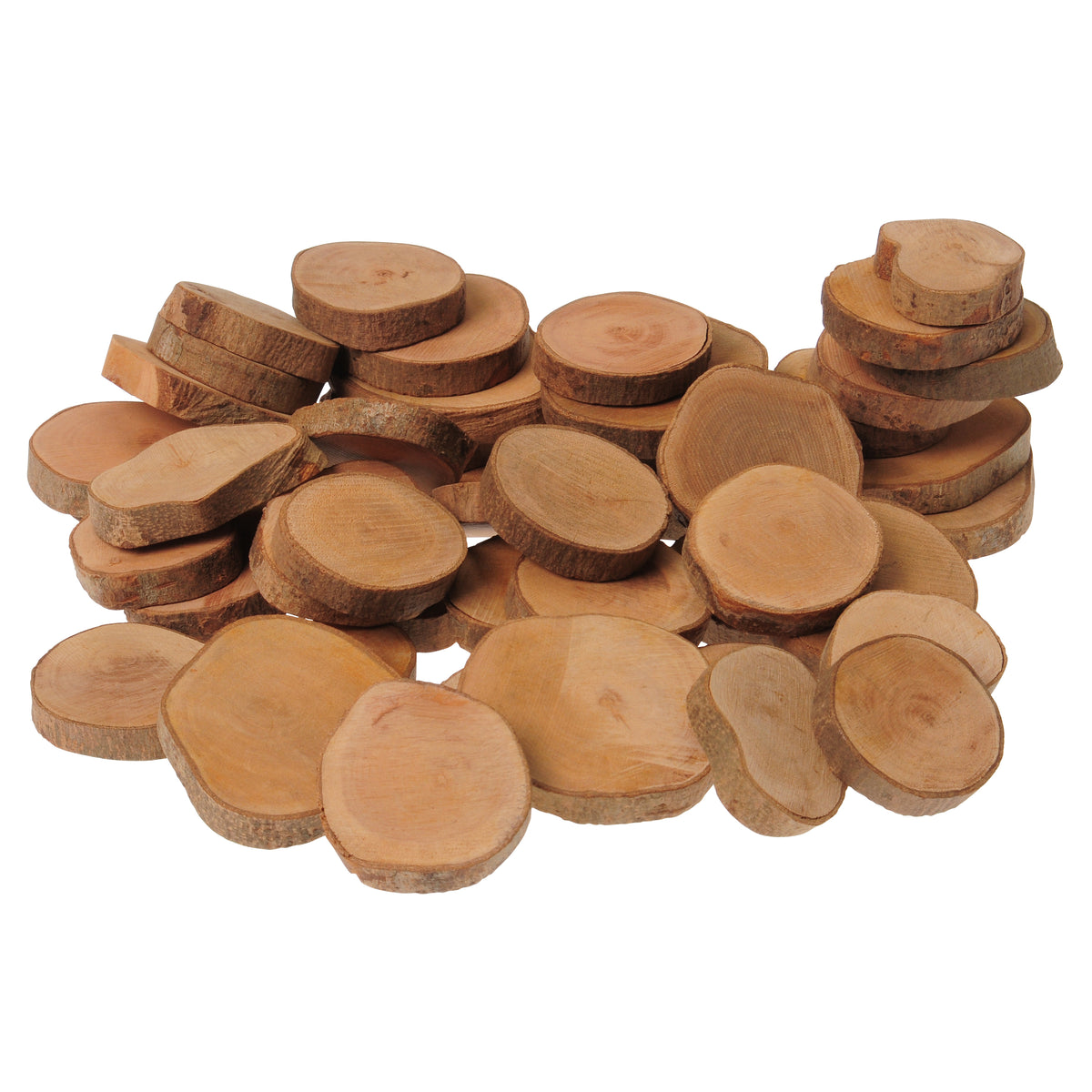 Tree Rings Table Top Tree Rings - 45 Wood Pieces from Real Trees