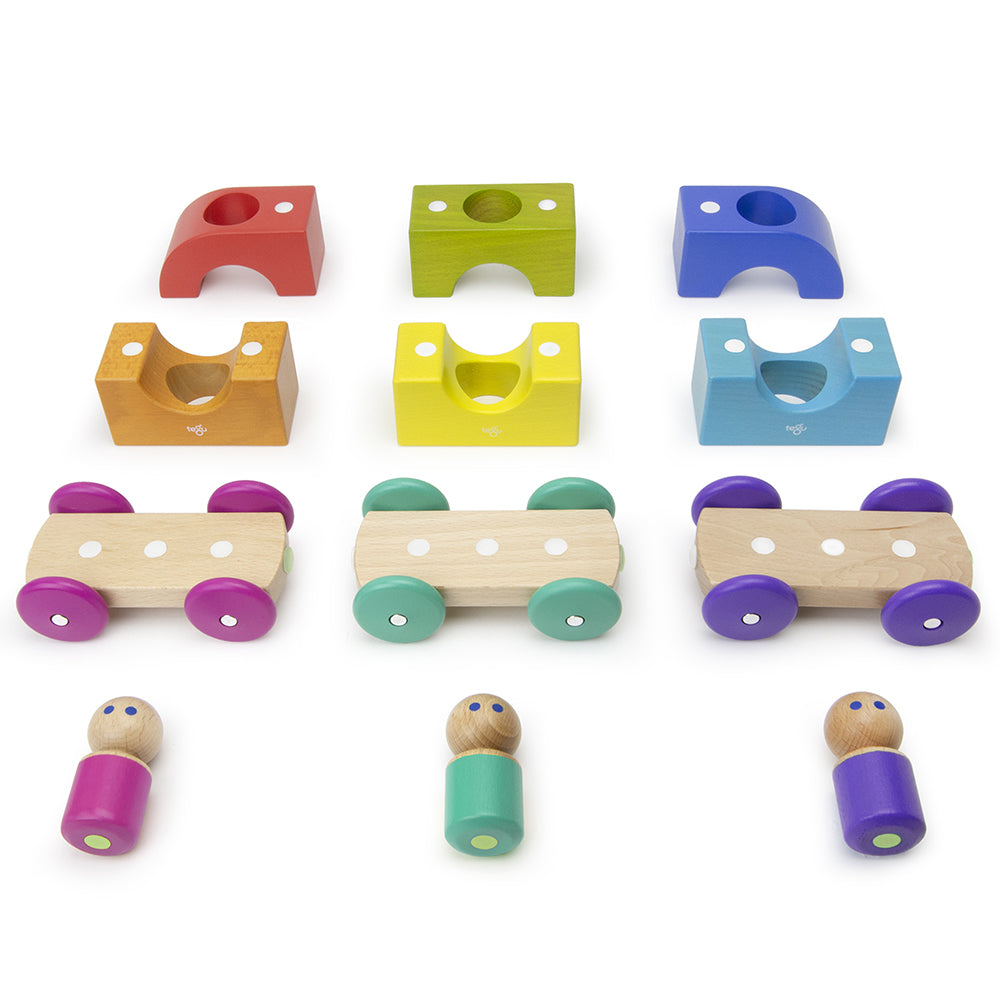 Tegu Magnetic Tram |12-Piece Set