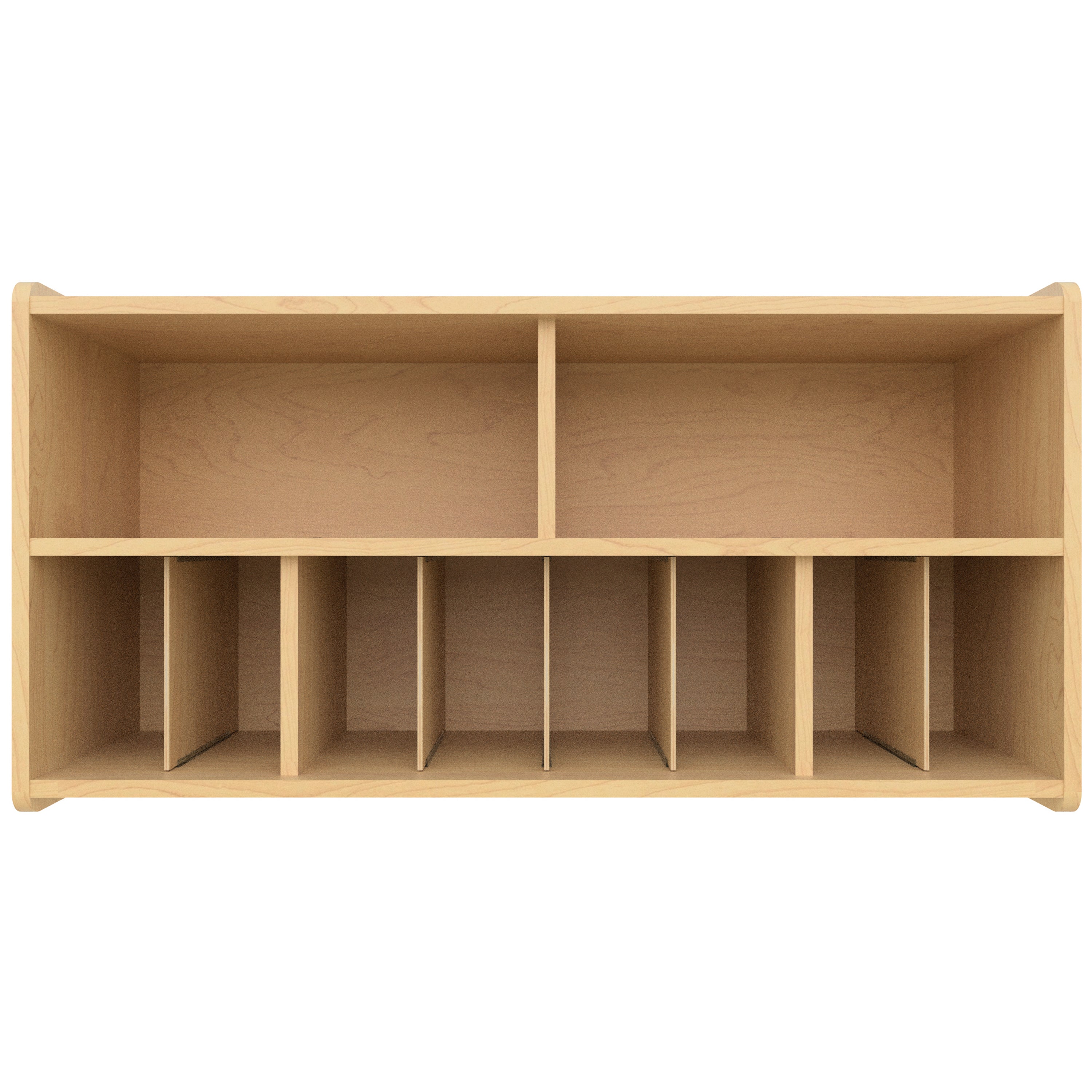 Tot Mate Maple Colored Wall Overhead Storage