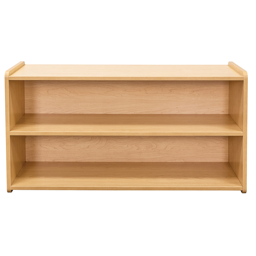 Wooden Low Storage Shelf