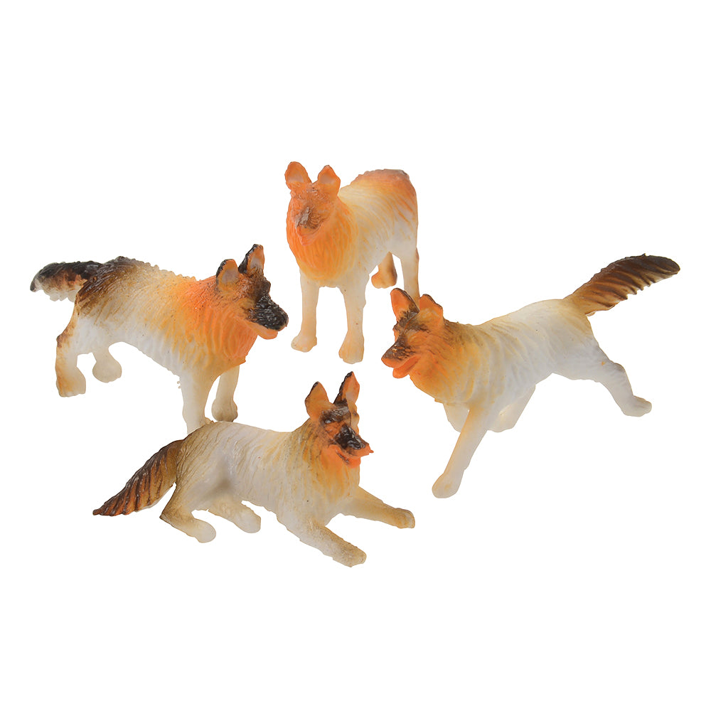 Plastic Dog Figurines