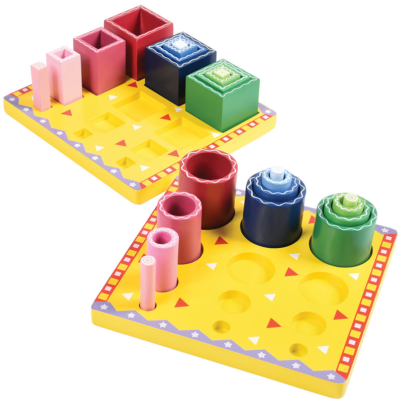 Sorting Blocks Math Tube Sorting Blocks - Learning Toy
