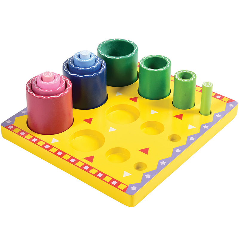 Sorting Blocks Math Tube Sorting Blocks - Learning Toy