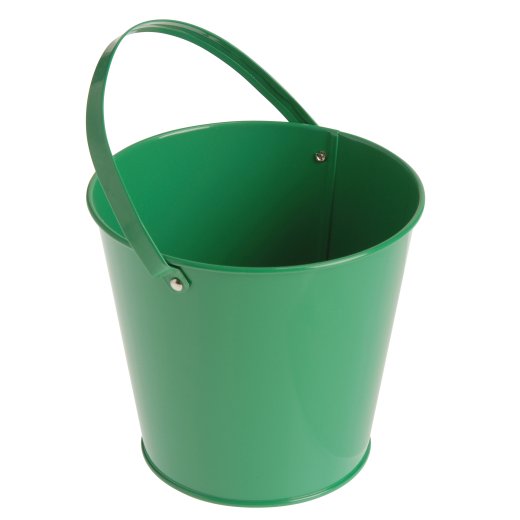 Metal Handle Bucket - Green