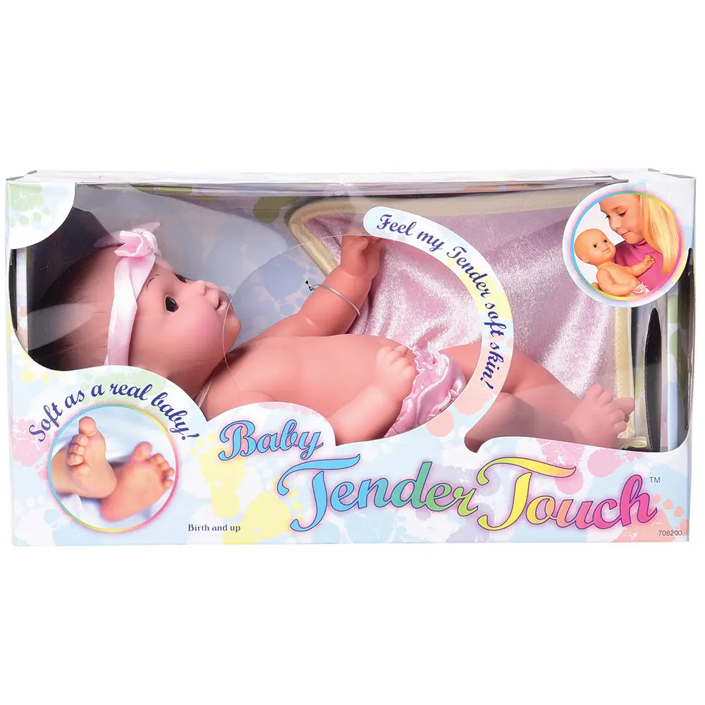 Constructive Playthings® Tender Touch Baby Doll, Hispanic