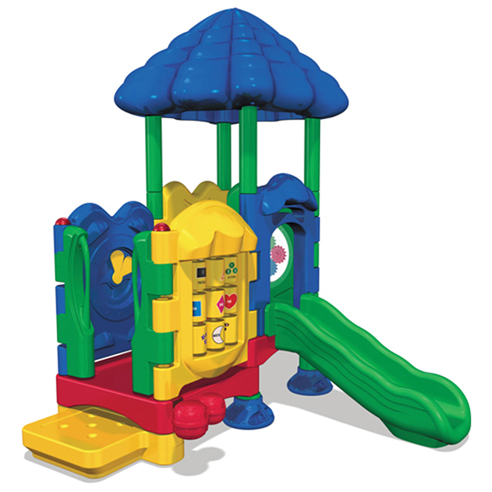 Seedling Playground Structure in Primary Colors with Roof