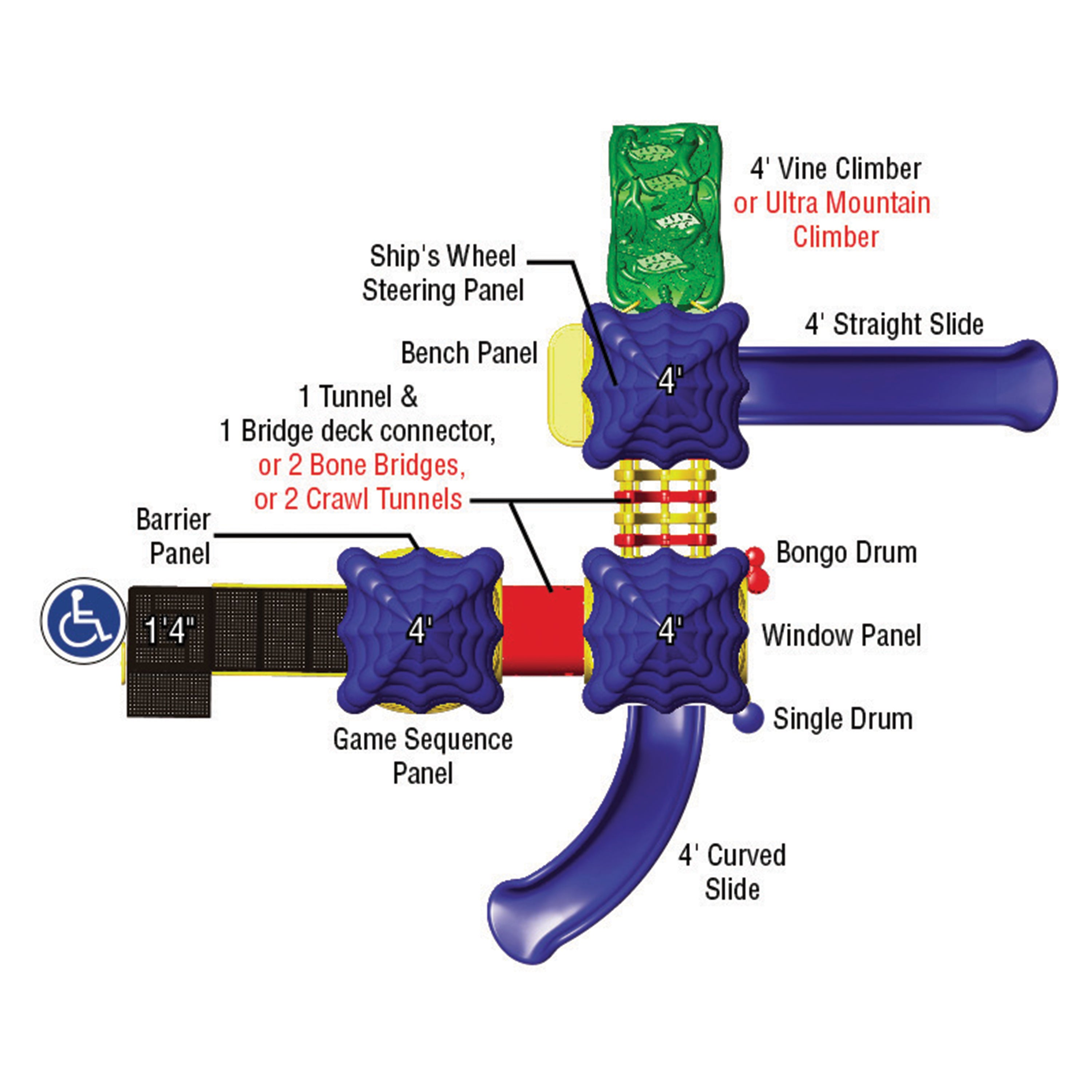 Cumberland Gap | Versatile Playground for Ages 2-12