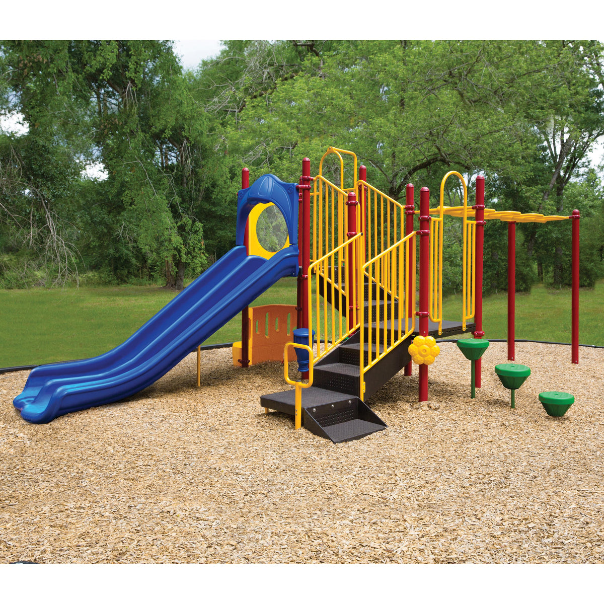 Maddie's Chase Playground Structure | ADA Compliant Climbers, Slides ...