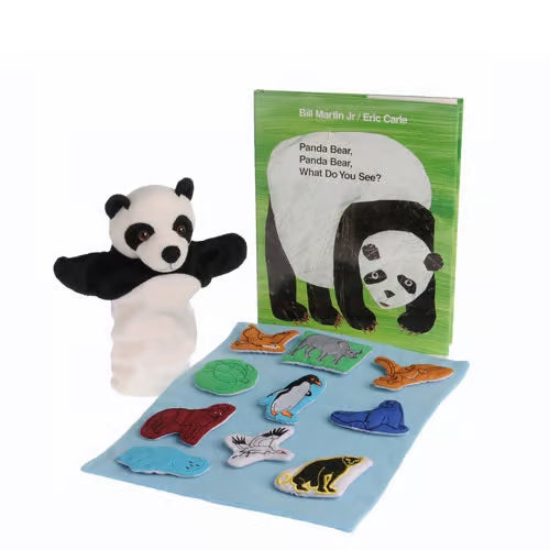 Panda Bear, Panda Bear Puppet, Props & Book Set*