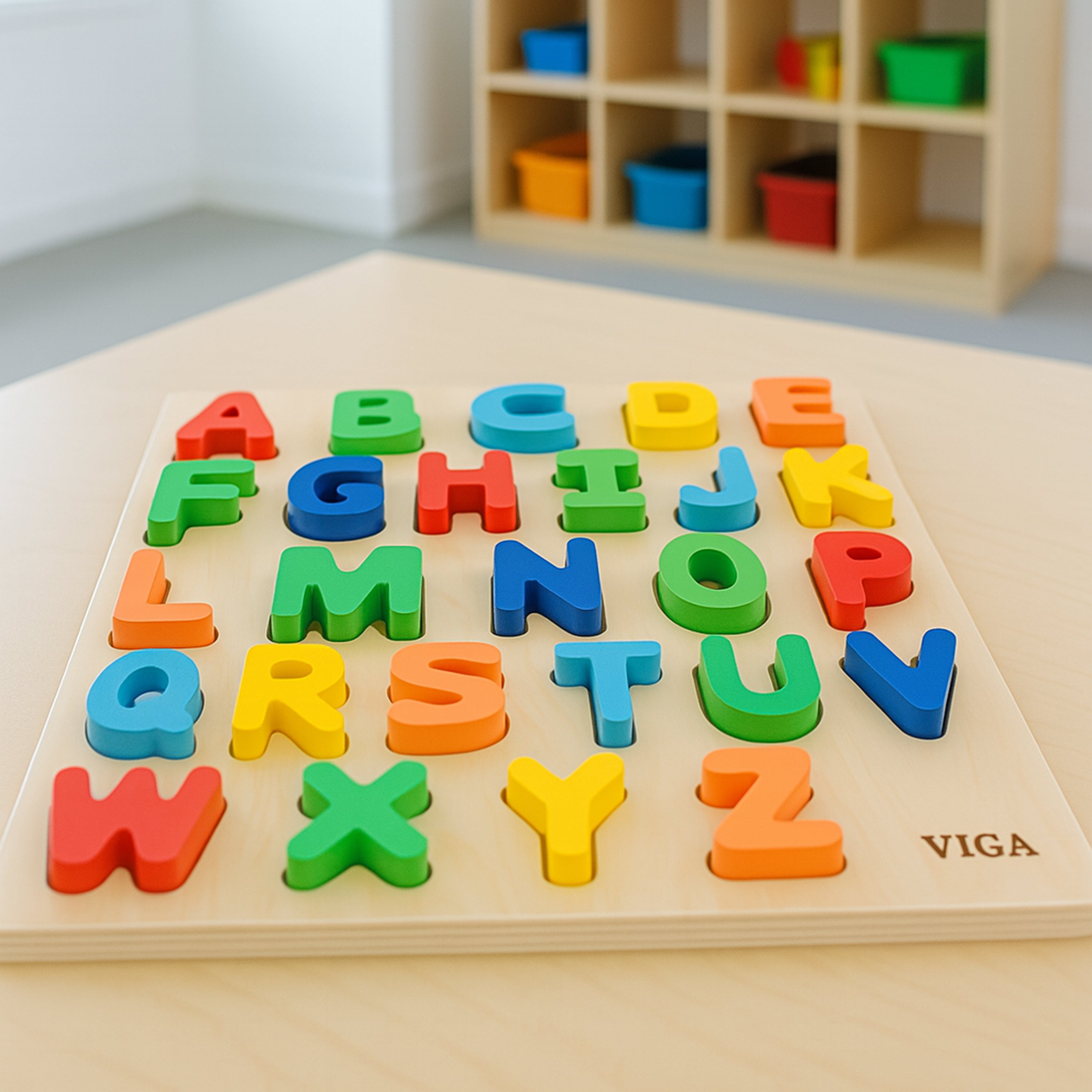 Uppercase Alphabet Block Puzzle