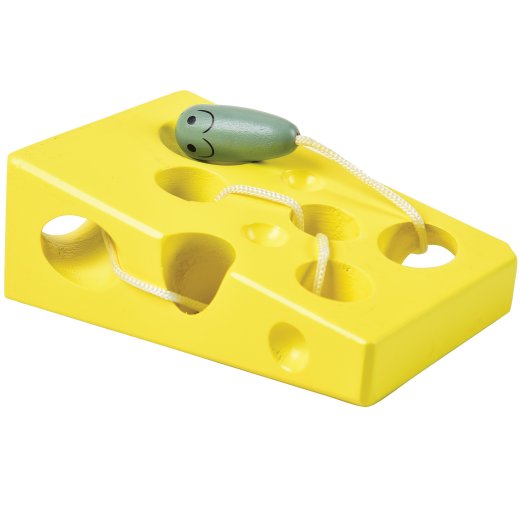 Wooden Lacing Game – Cheese & Mouse
