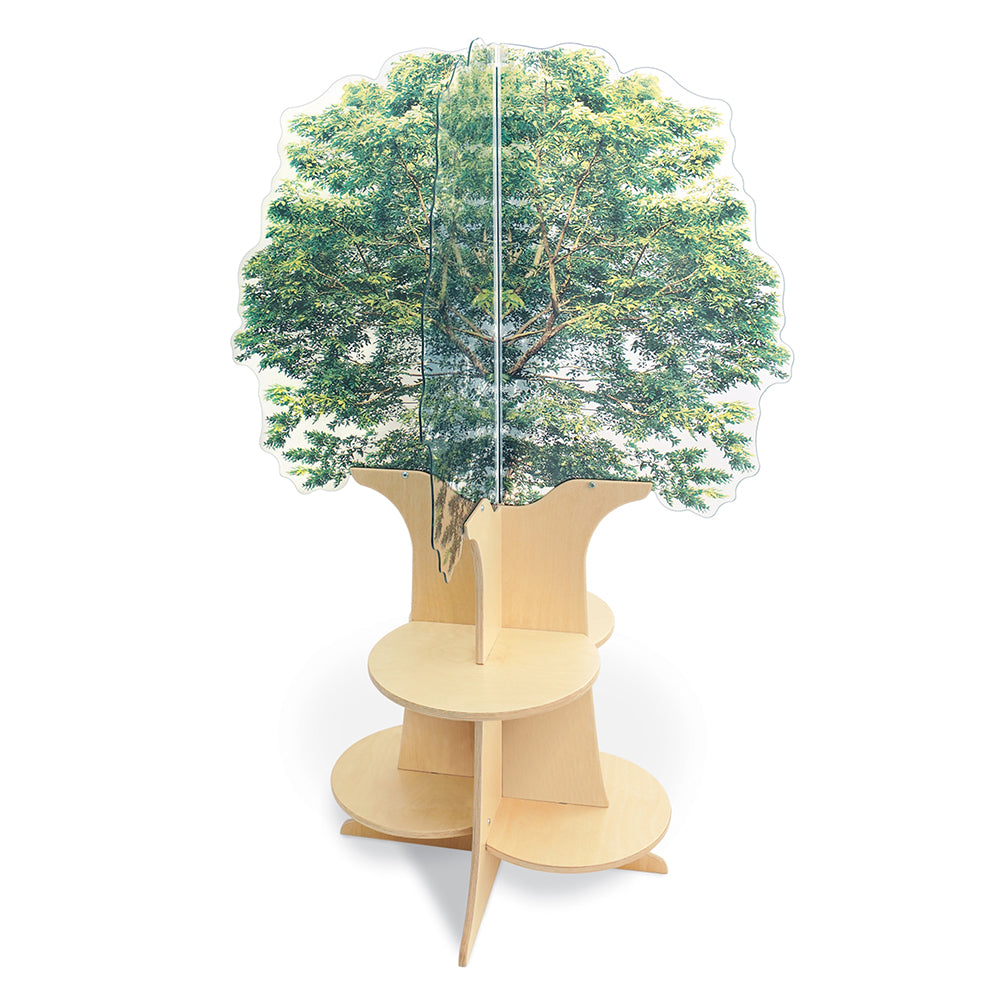 Nature View Tree Book Shelf | Reversible Biophilic Acrylic Bookshelf