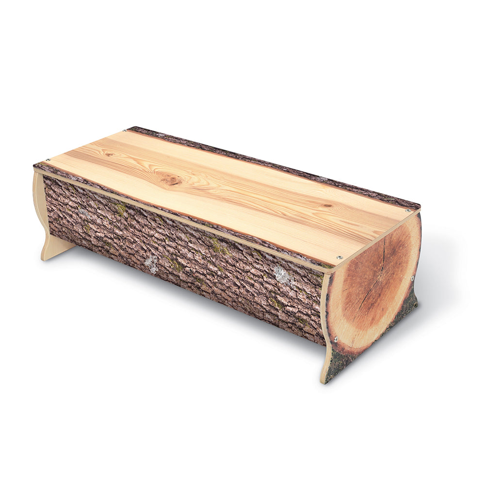 Nature View Live Edge Log Bench 10H WB-0898DS