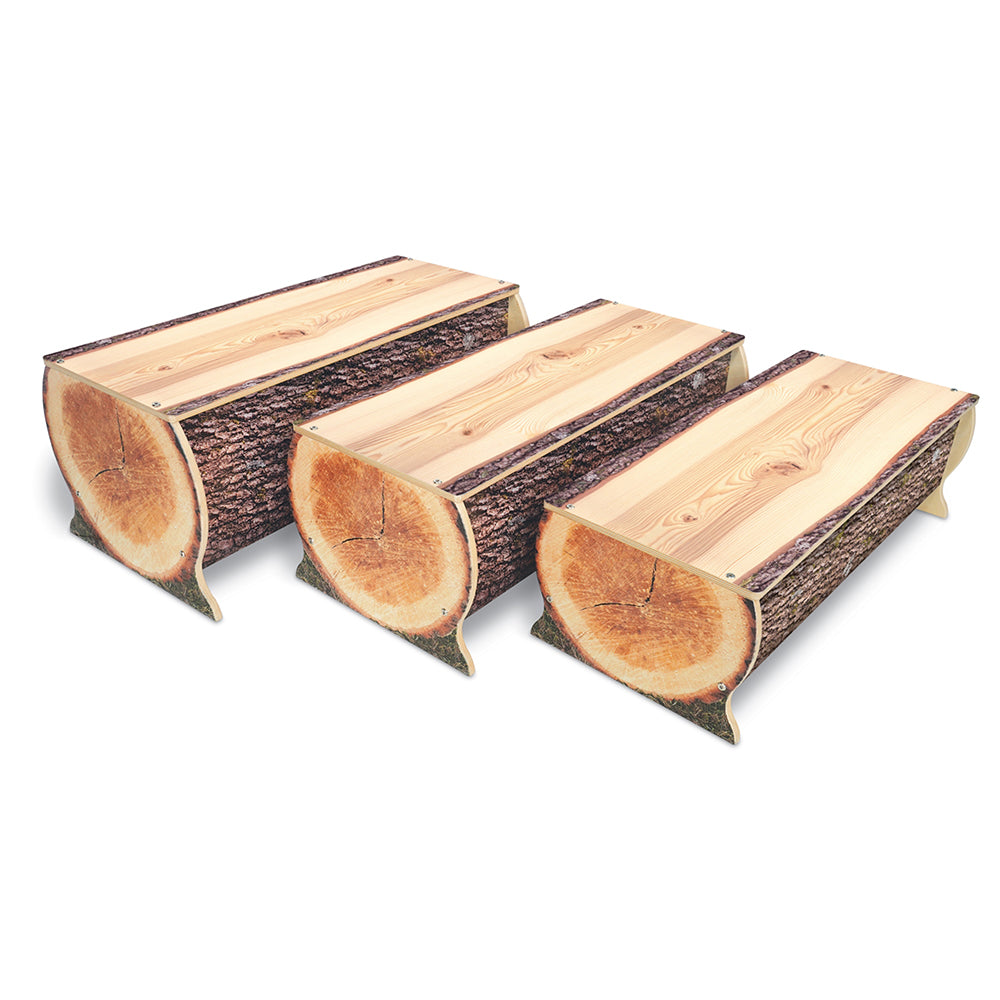 Nature View Live Edge Log Bench 14H
