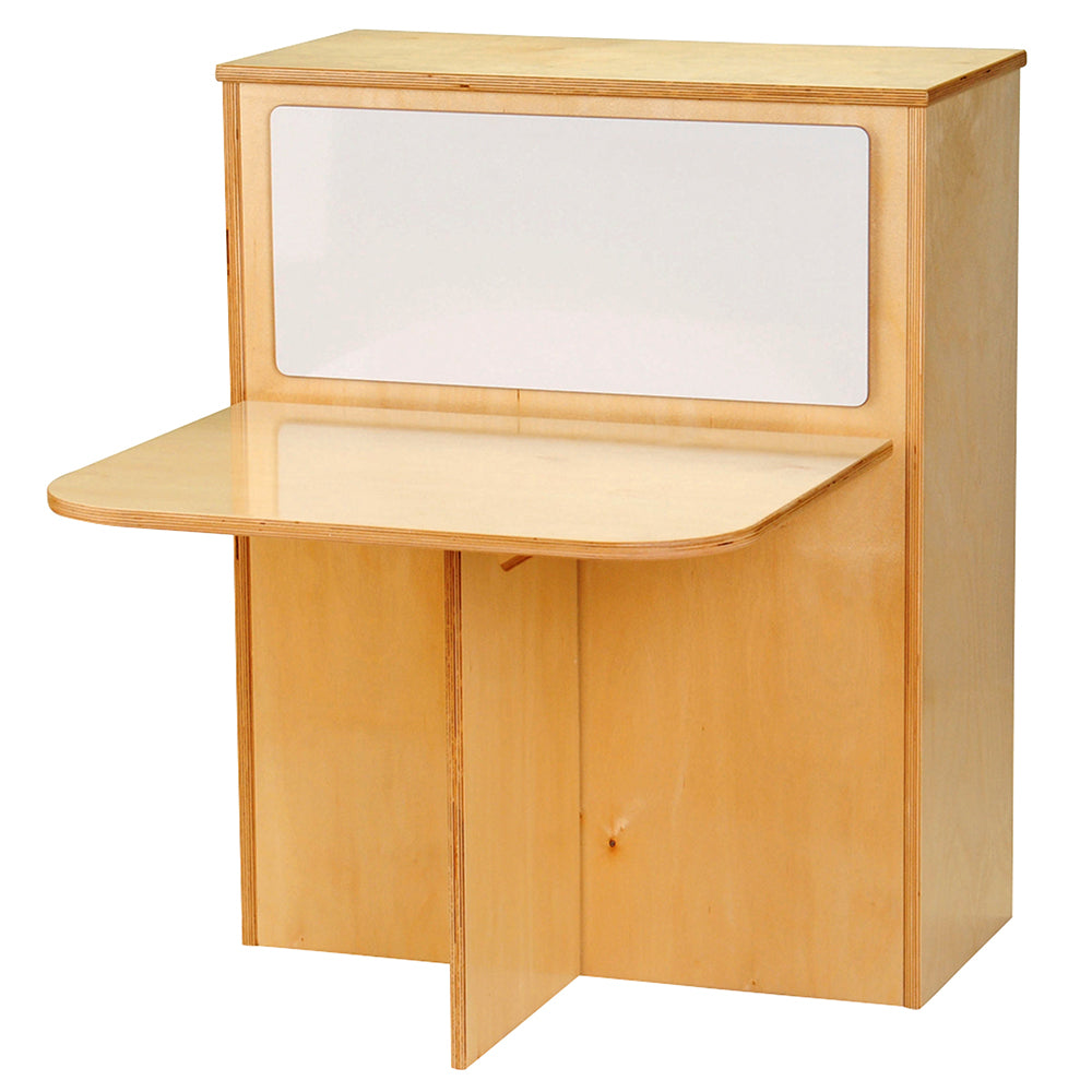 Versatile Learning Center | Multi-Use Wooden Table with Shelves and White Board WB-1208
