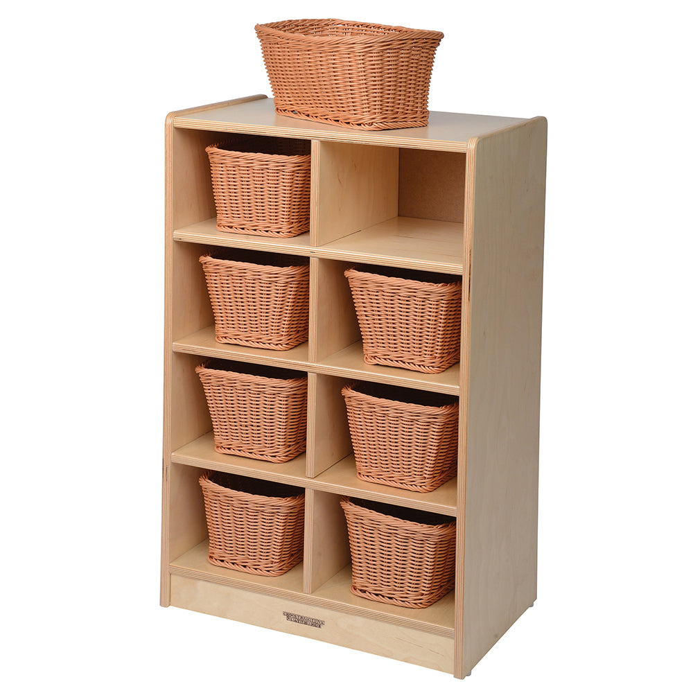 8 Tote Birch Storage Shelf | Durable Classroom Organization