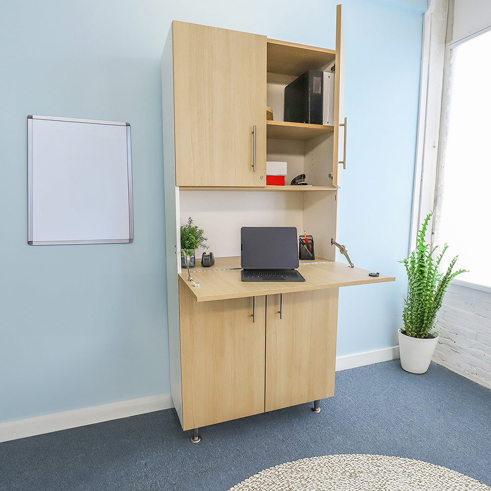 ElevatED™ Teacher Workstation Cabinet | Modern Classroom Storage, Desk & Organiz WB-1954DS