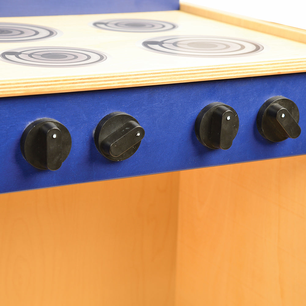 Knobs That Turn on Pretend Play Stove