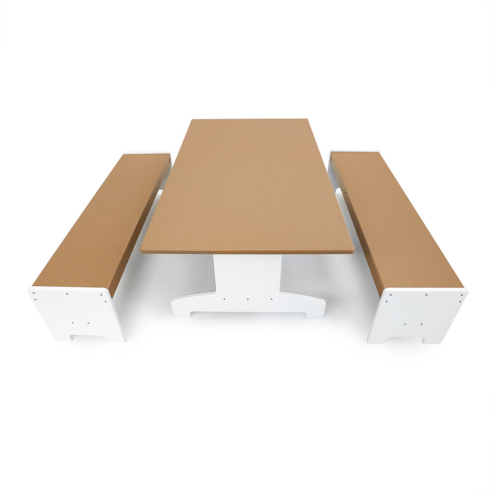 OutdoorED™ Table And Two Benches Set