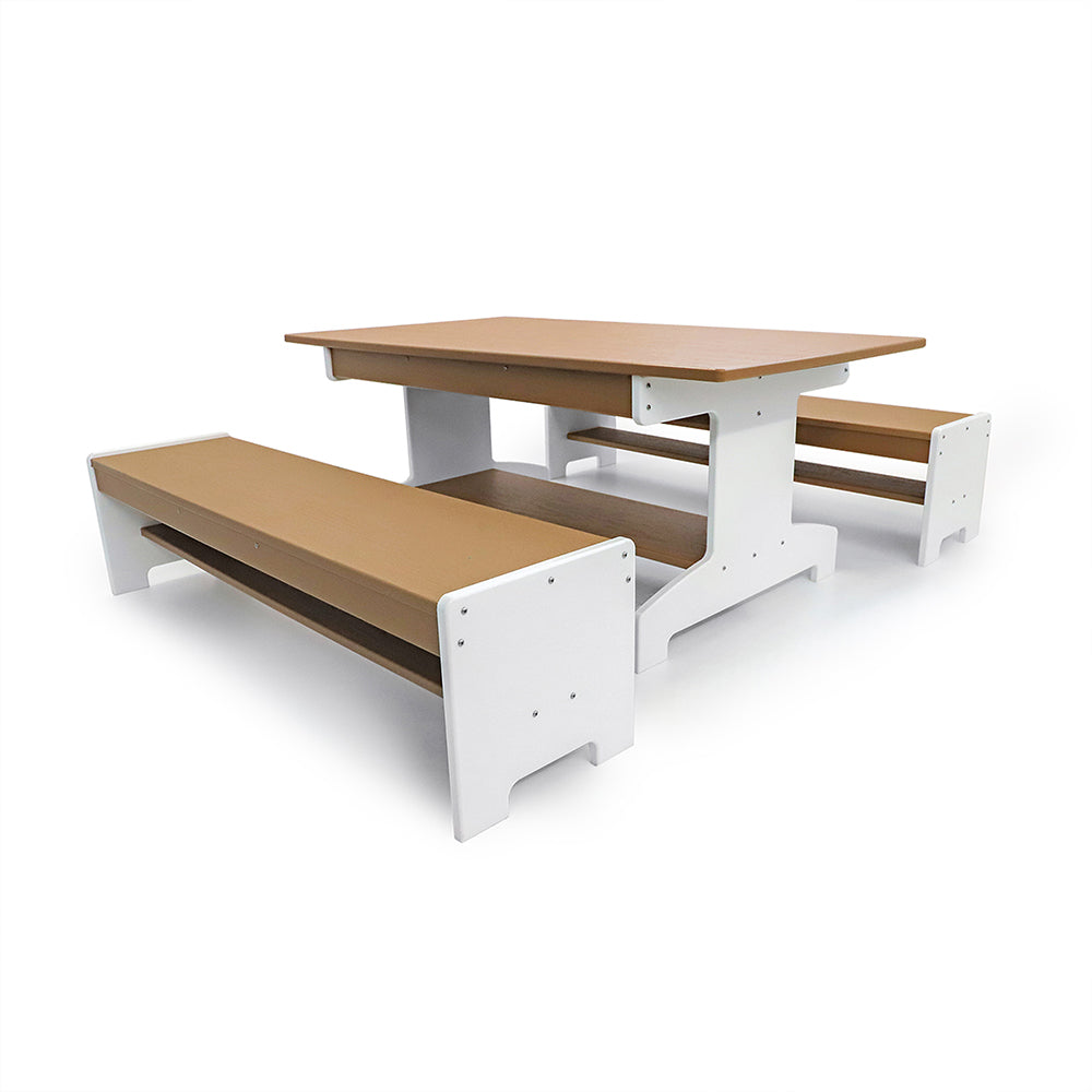 OutdoorED™ Table And Two Benches Set