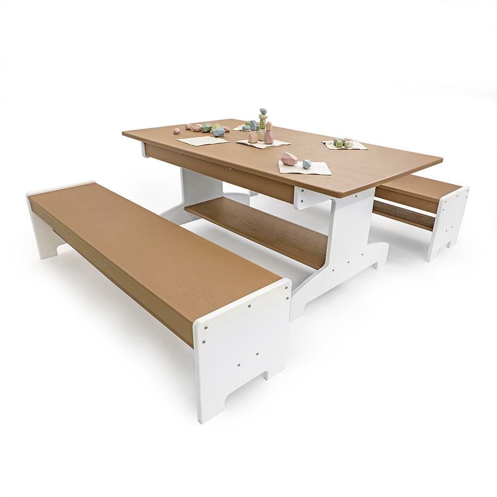 OutdoorED™ Table And Two Benches Set