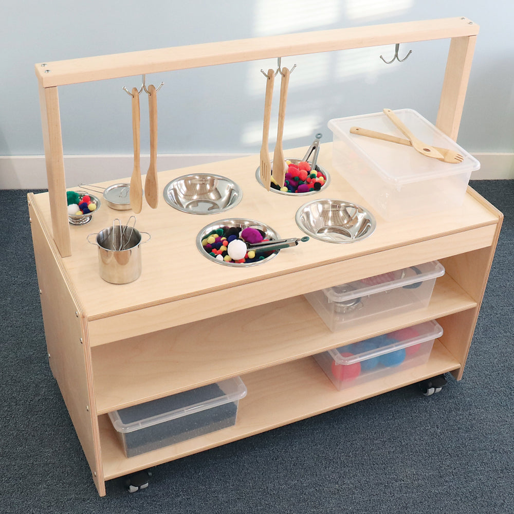 Mobile Sensory Play Kitchen: Interactive Learning on the Move