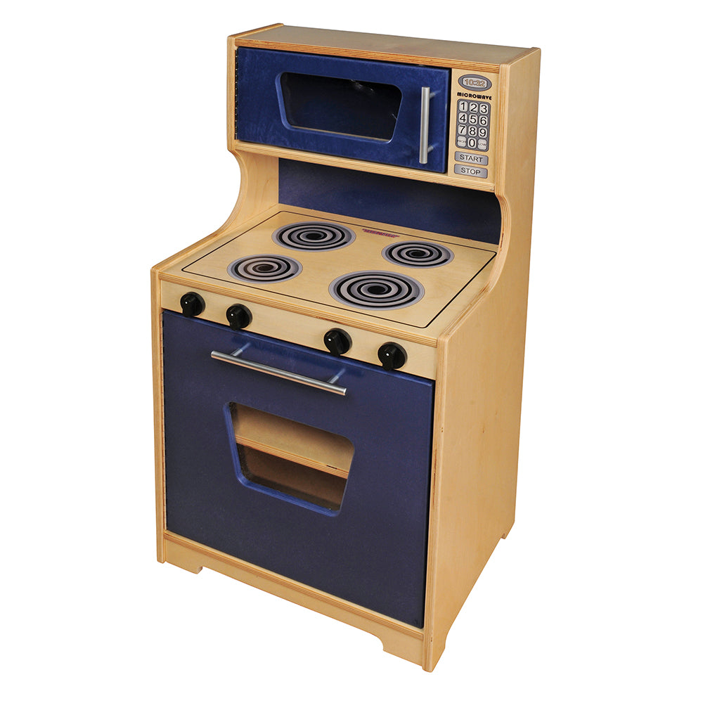 Toy Modernly Designed Monaco Stove & Microwave Combo | Realistic Pretend Play Se WB-6412