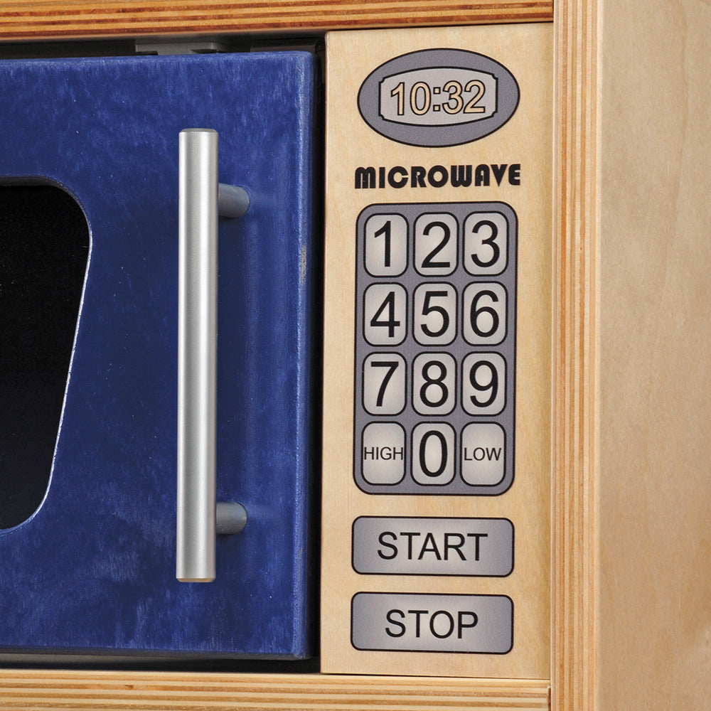 Detailed Number Pad on Pretend Play Microwave