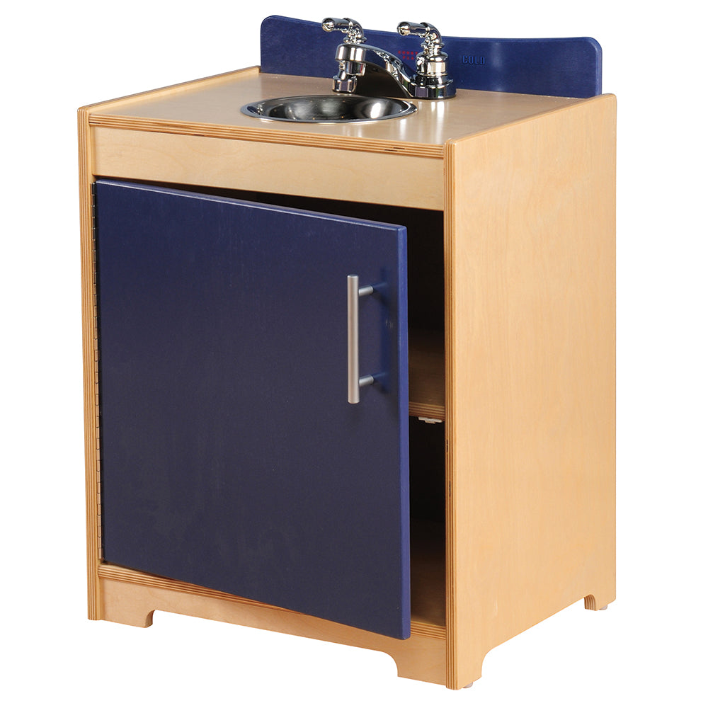 Monaco Pretend Play Kitchen Sink with Cabinet