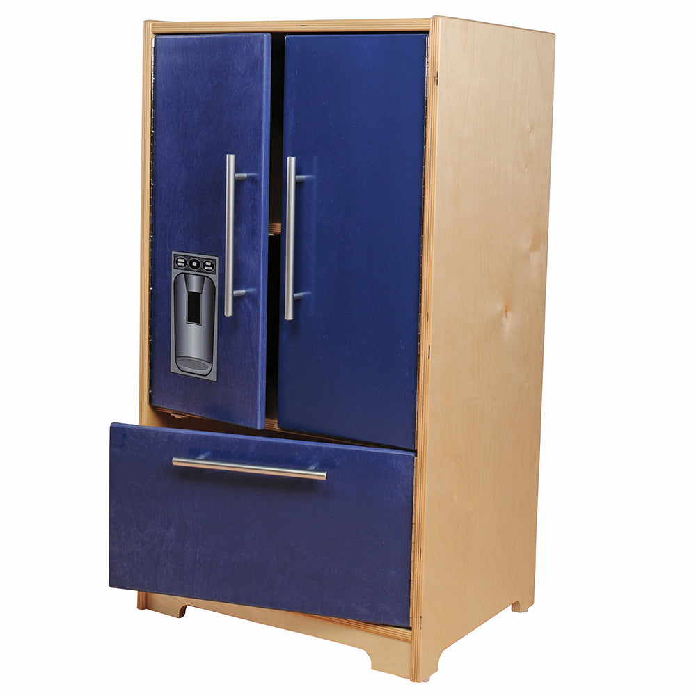 Monaco Pretend Play Refrigerator with Cabinet Doors