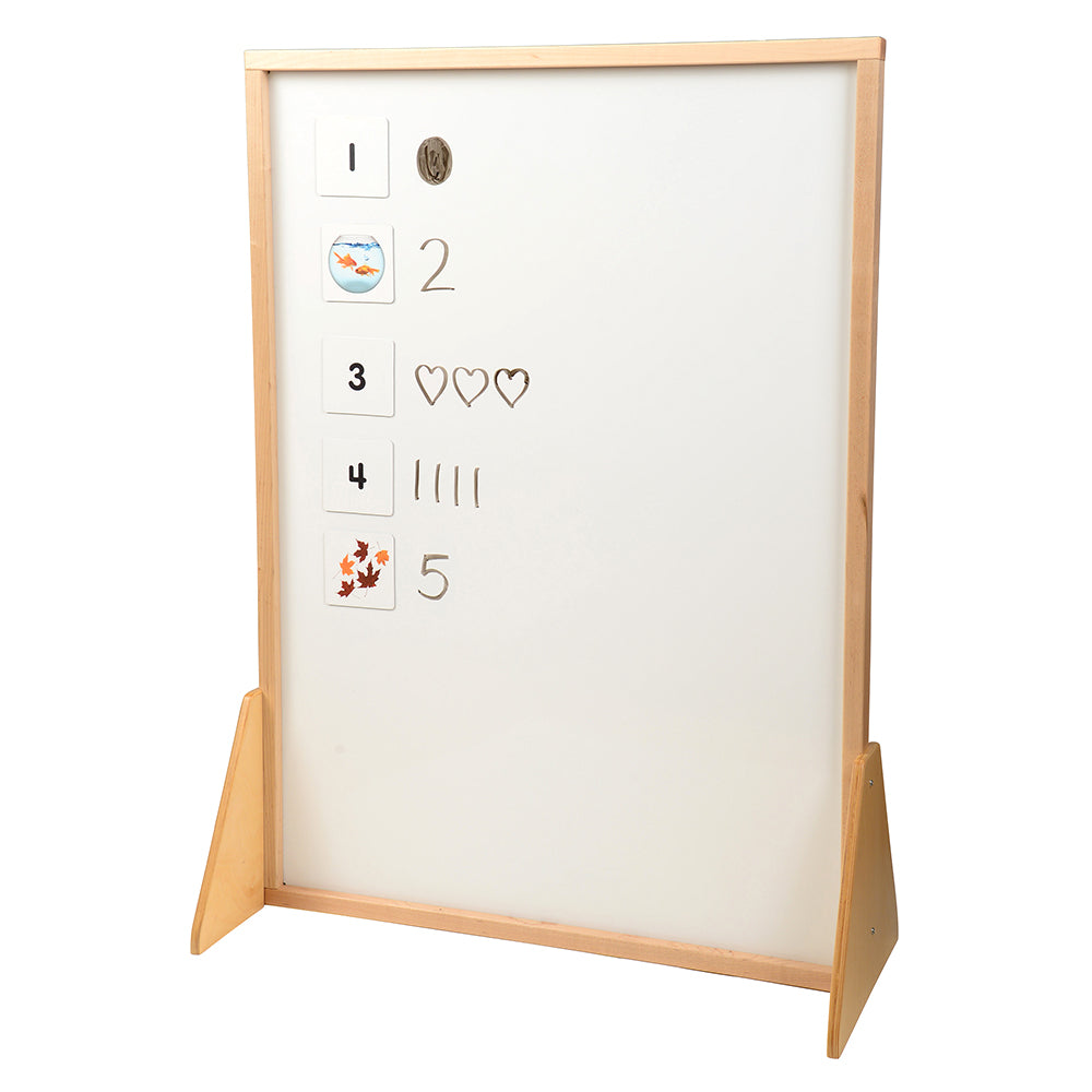 3-in-1 Magnetic Write & Wipe Room Divider | Double-Sided, Eco-Friendly Display Board