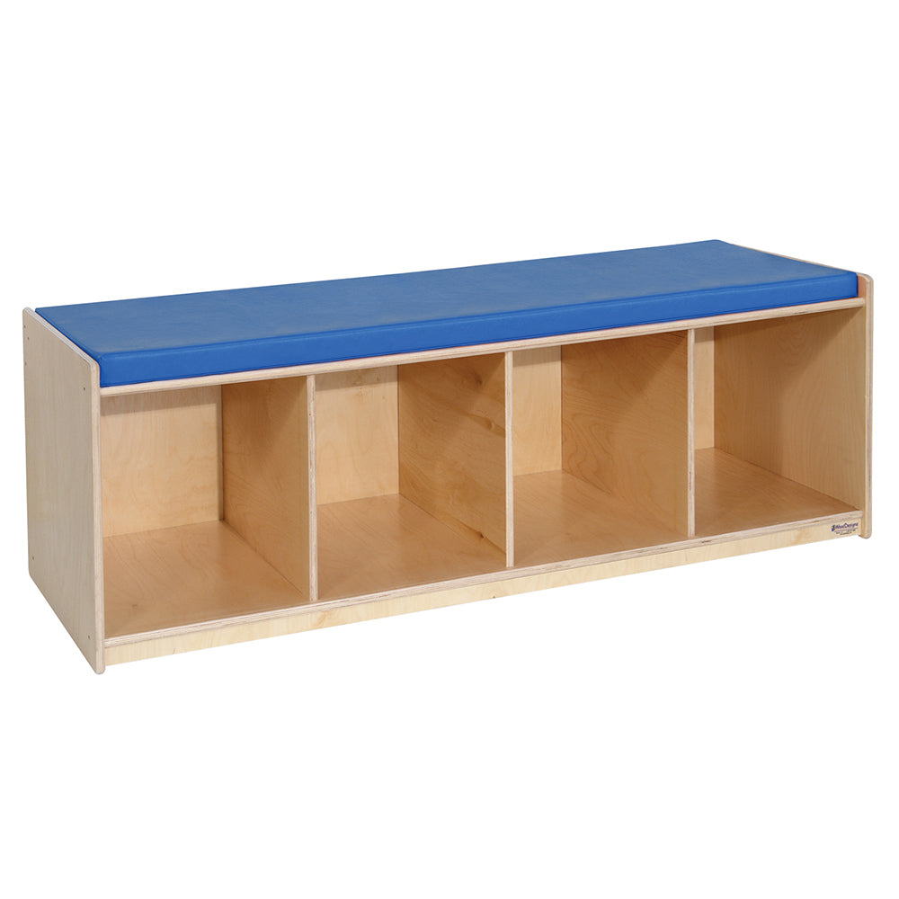 Multi-Use Bench with Cushion | Versatile Storage & Cozy Seating for Classrooms WD-99