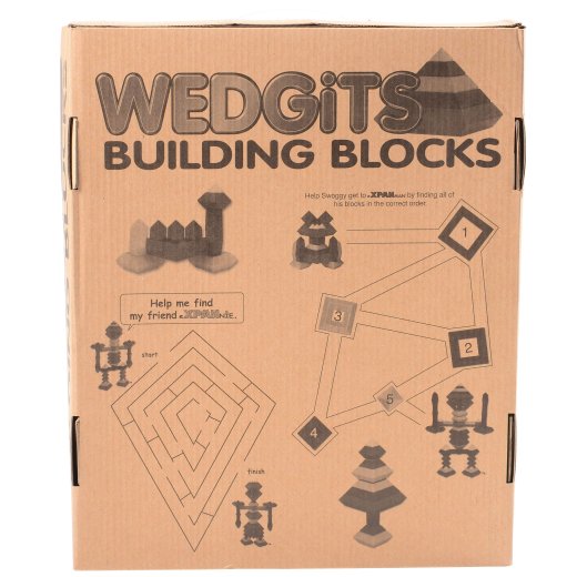 WEDGiTS® Junior Activity Kit – 20 Piece STEM Building Set Wedgits