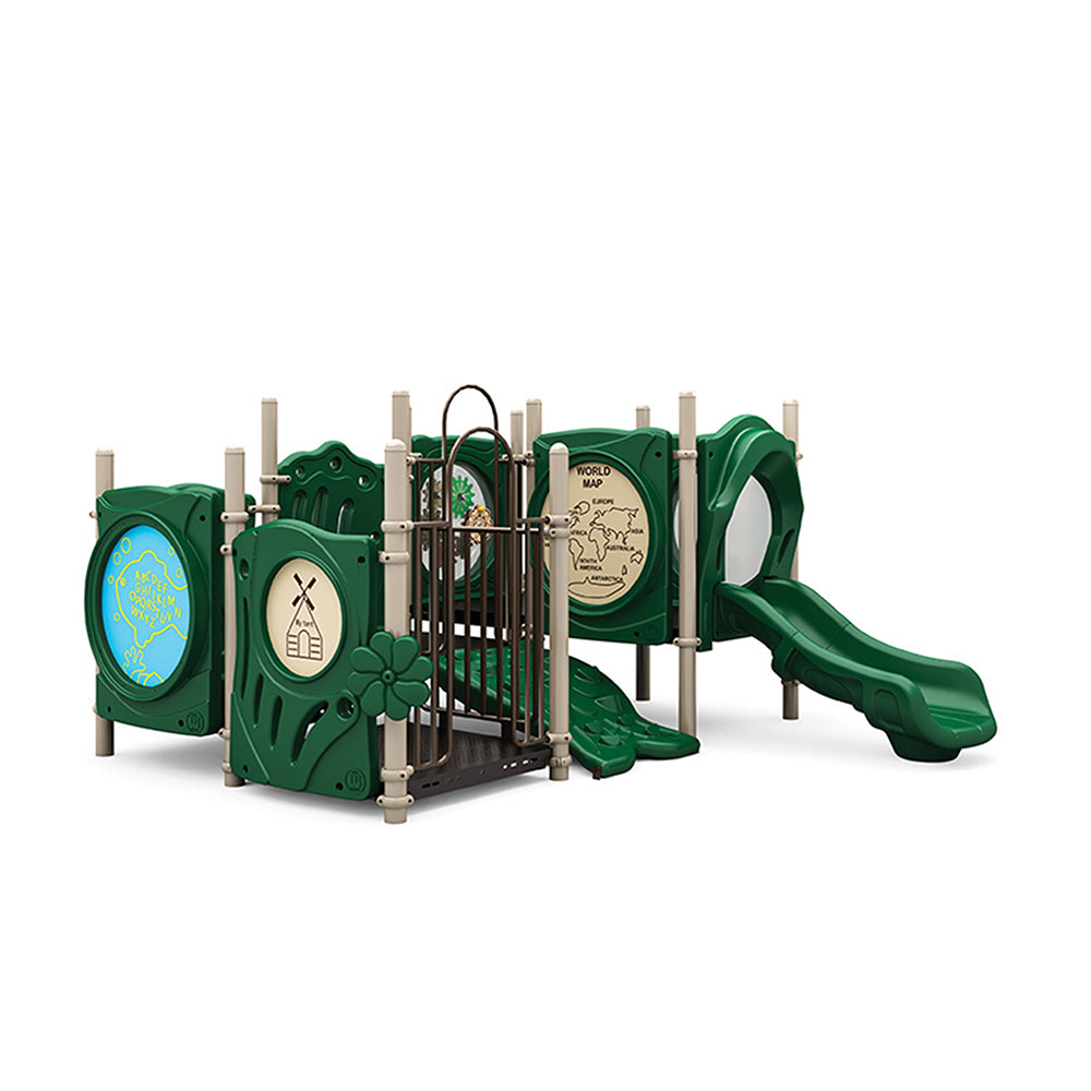 Falkville Toddler Playground Equipment in Natural Colors