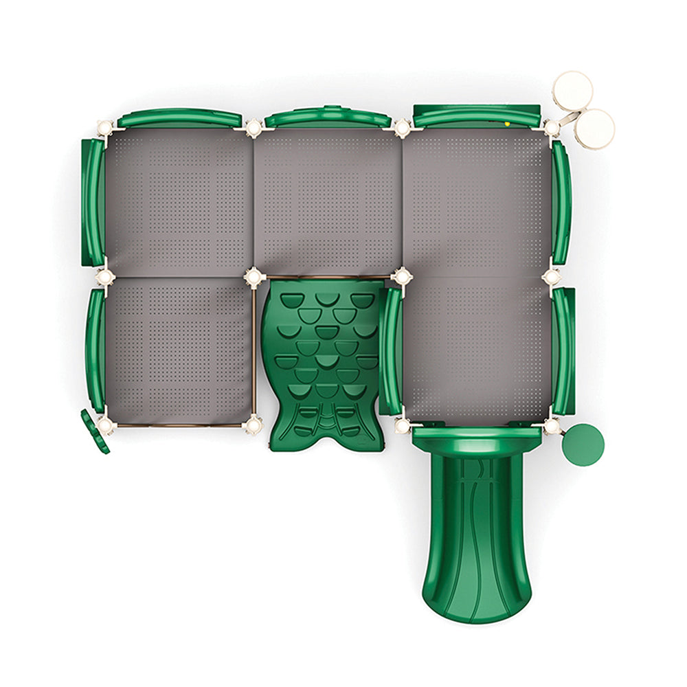 Top View Falkville Toddler Playground Equipment in Natural Colors