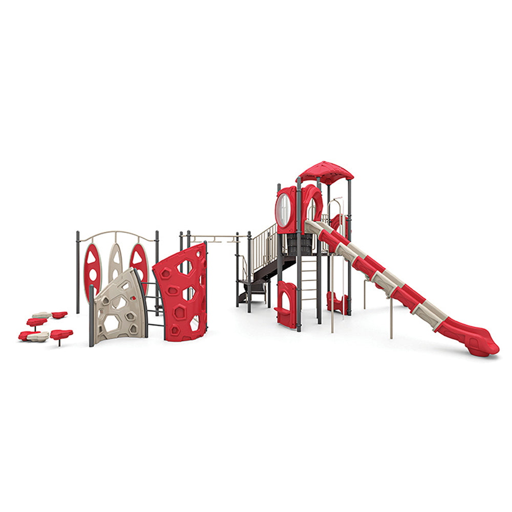 Kuzko Playground Equipment with Climbing Wall