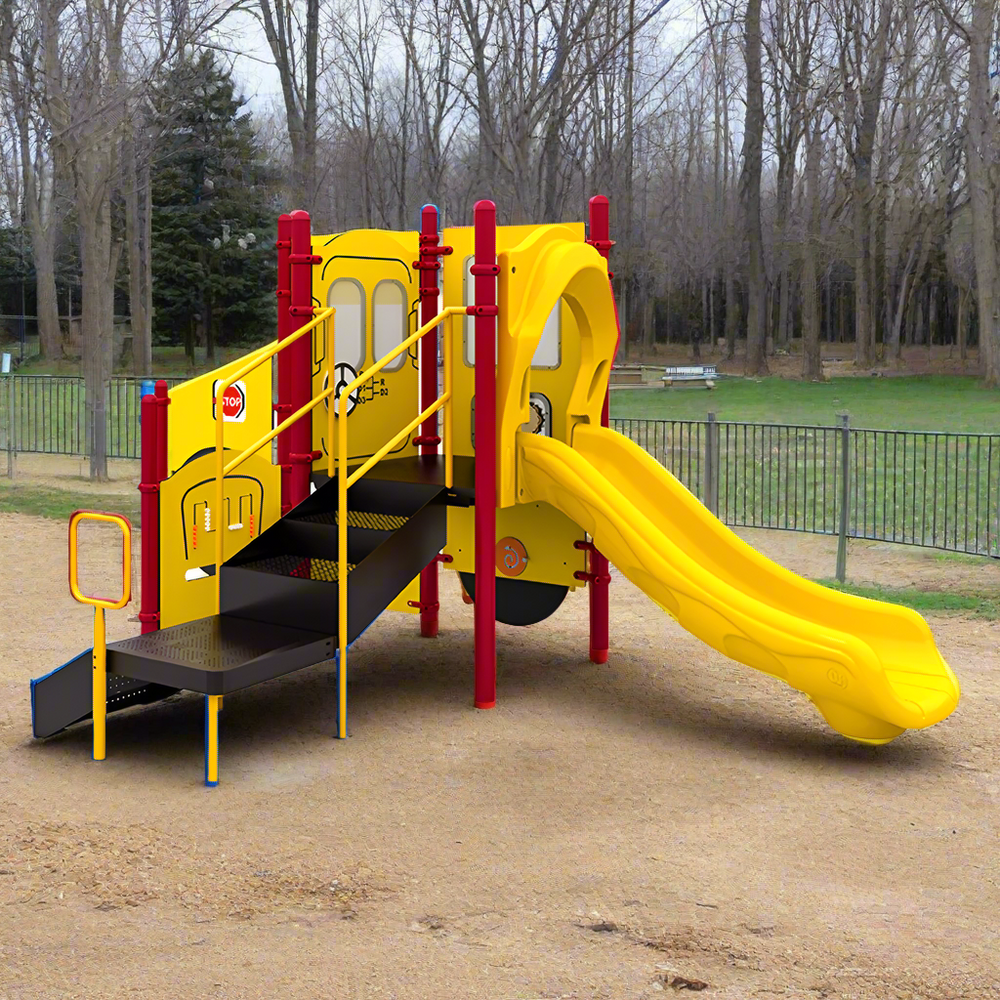 Kidz Bus Playground Equipment for Preschoolers | Fun, ADA Compliant ...