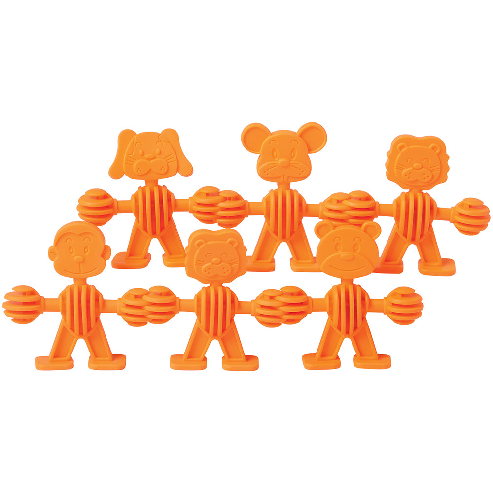 Flexanimals Building Set in Orange