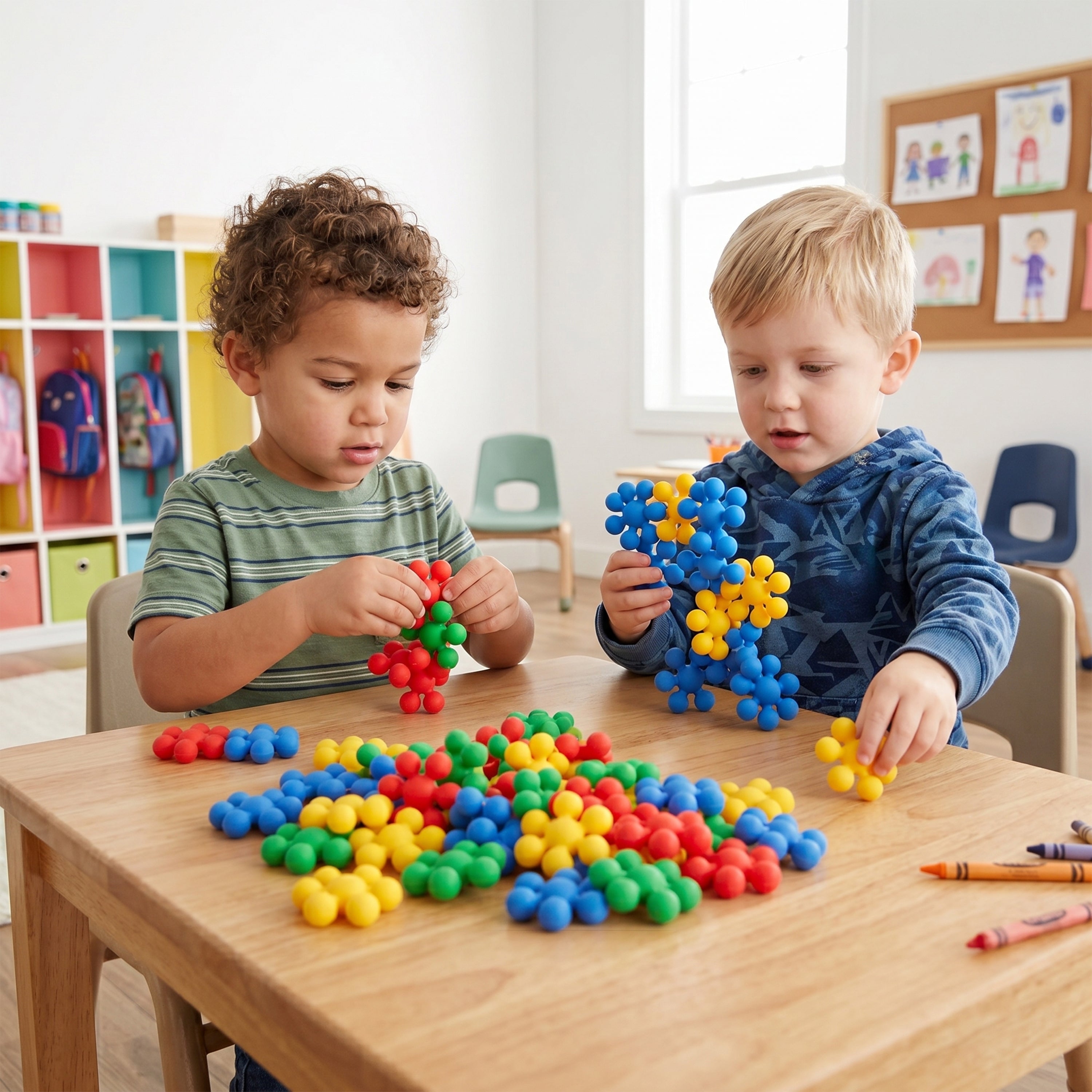 Mini Flexi-Builders | Flexible STEM Construction Building 77-Piece Set