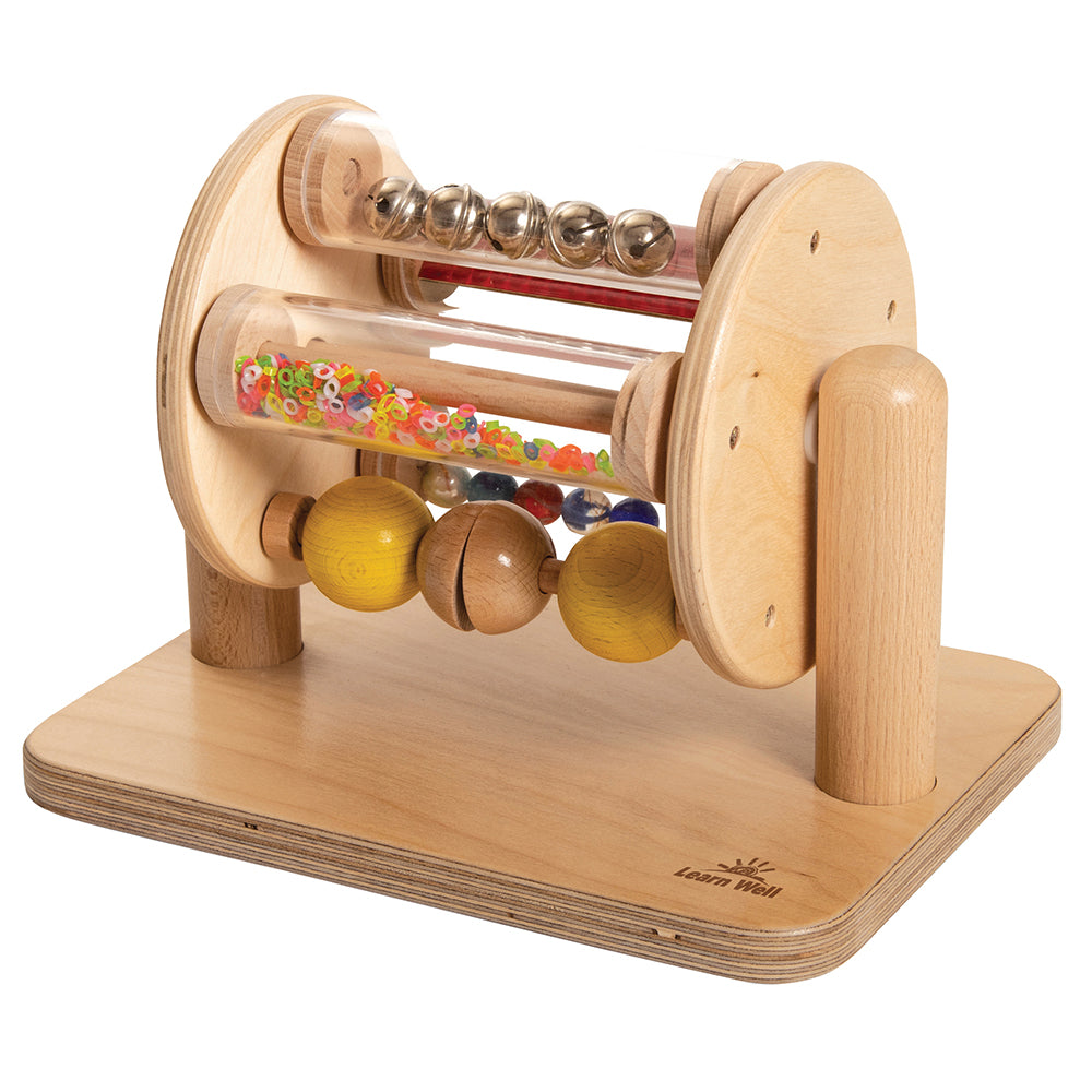 Sight & Sound Sensory Drum | Eco-Friendly Spinning Toy for Motor & Listening Ski YD-0219