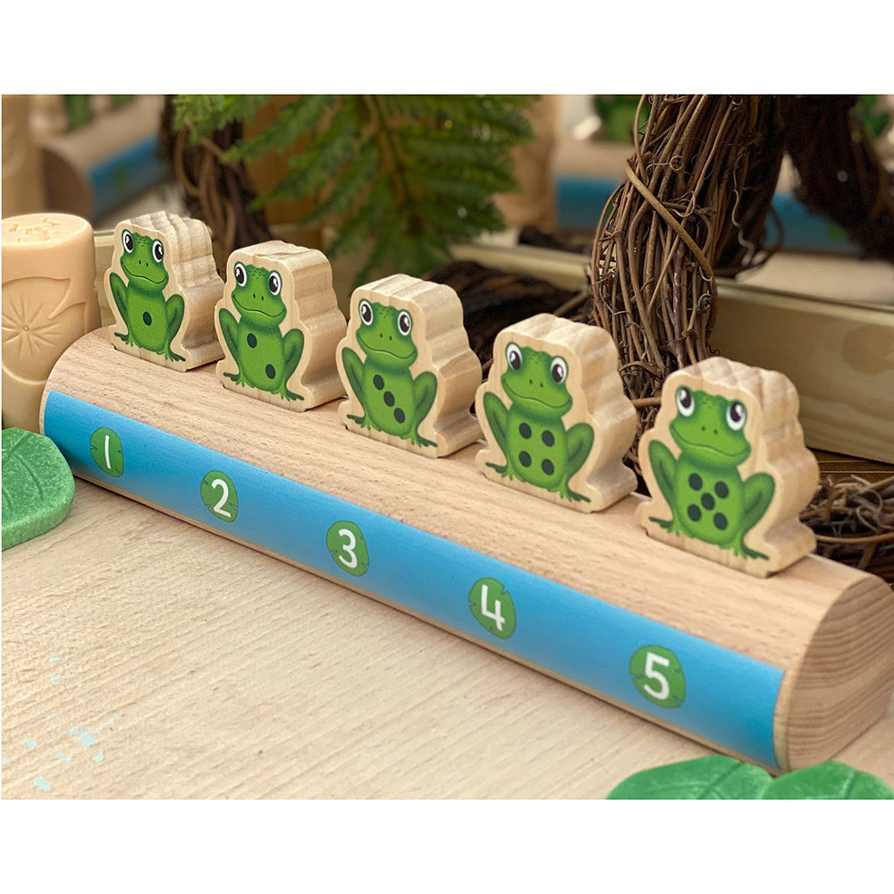 5 Frogs on a Counting Log