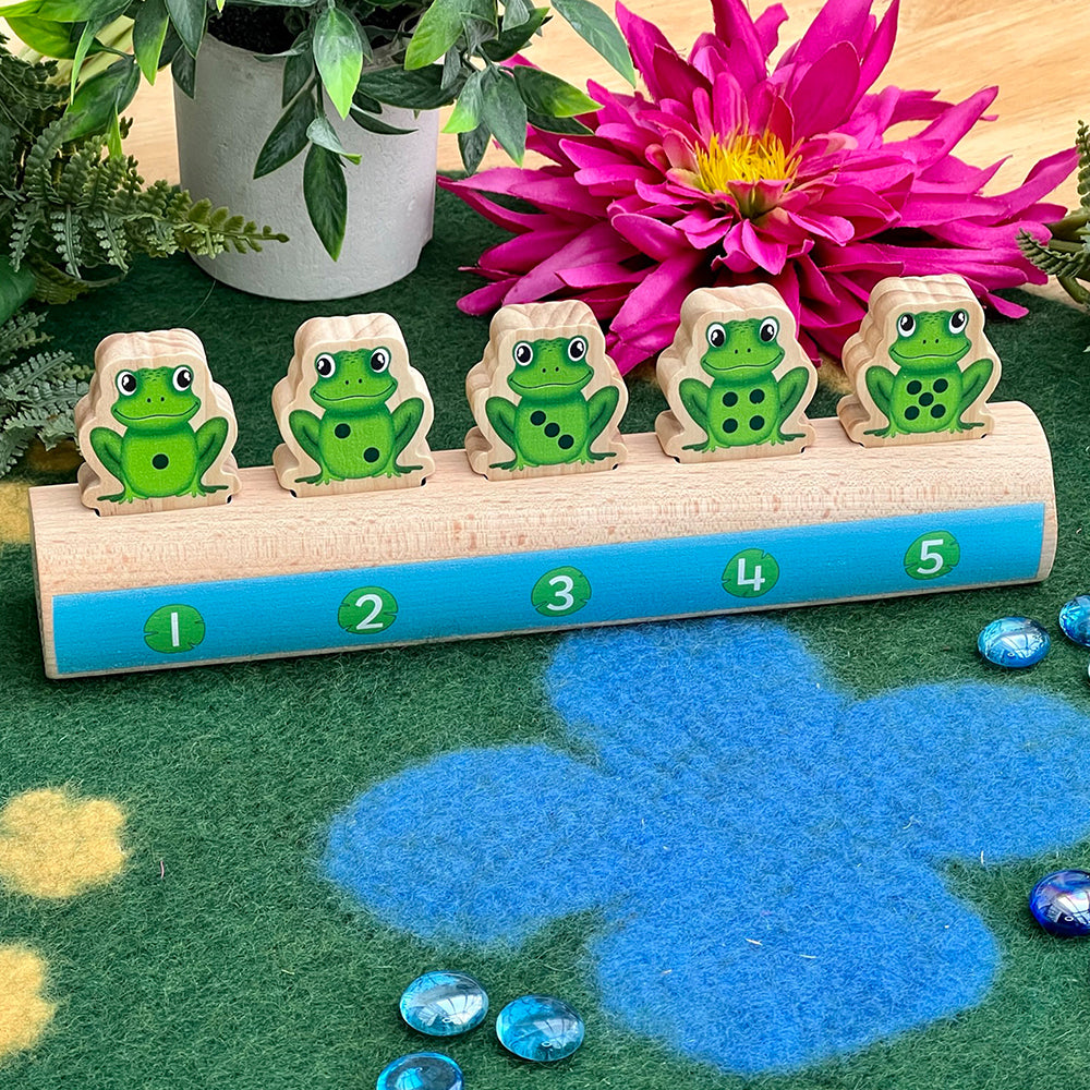 Wooden Number Line & Matching Game