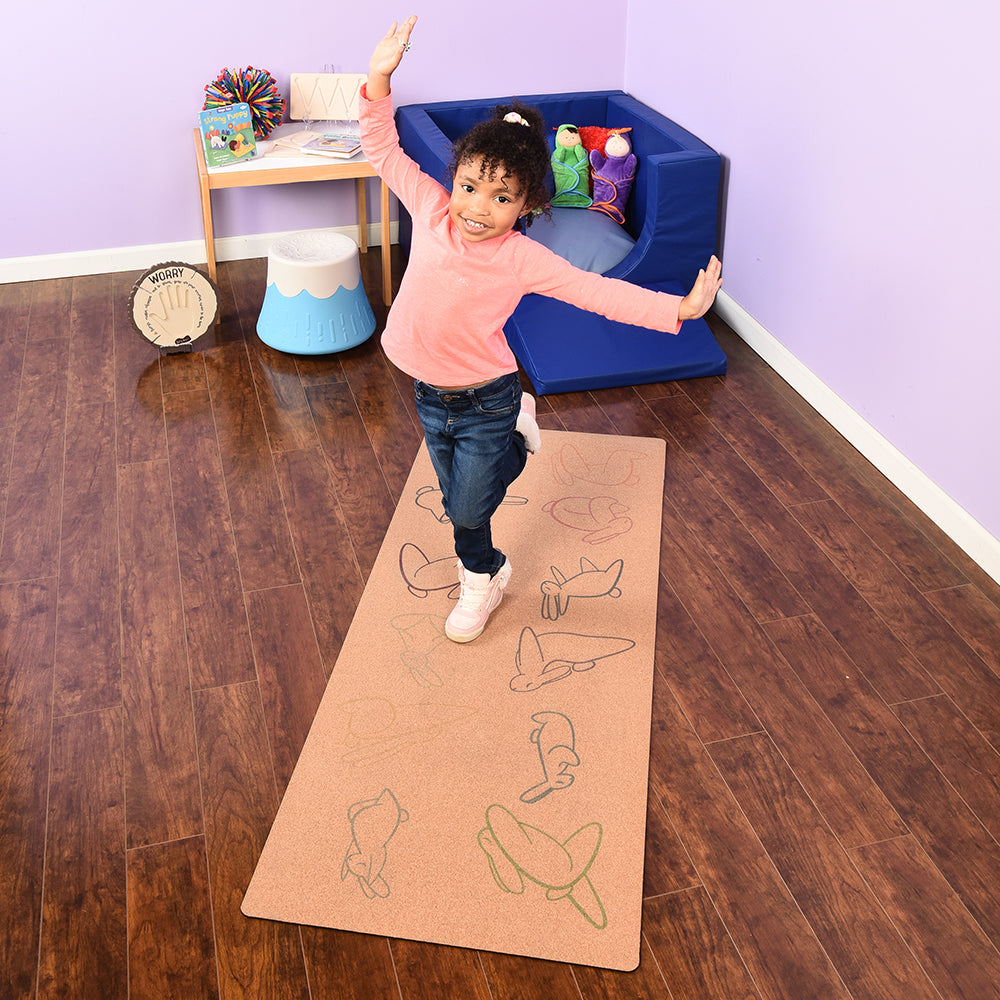 Practicing Yoga with Eco-Friendly Bunny Cork Yoga Mat 