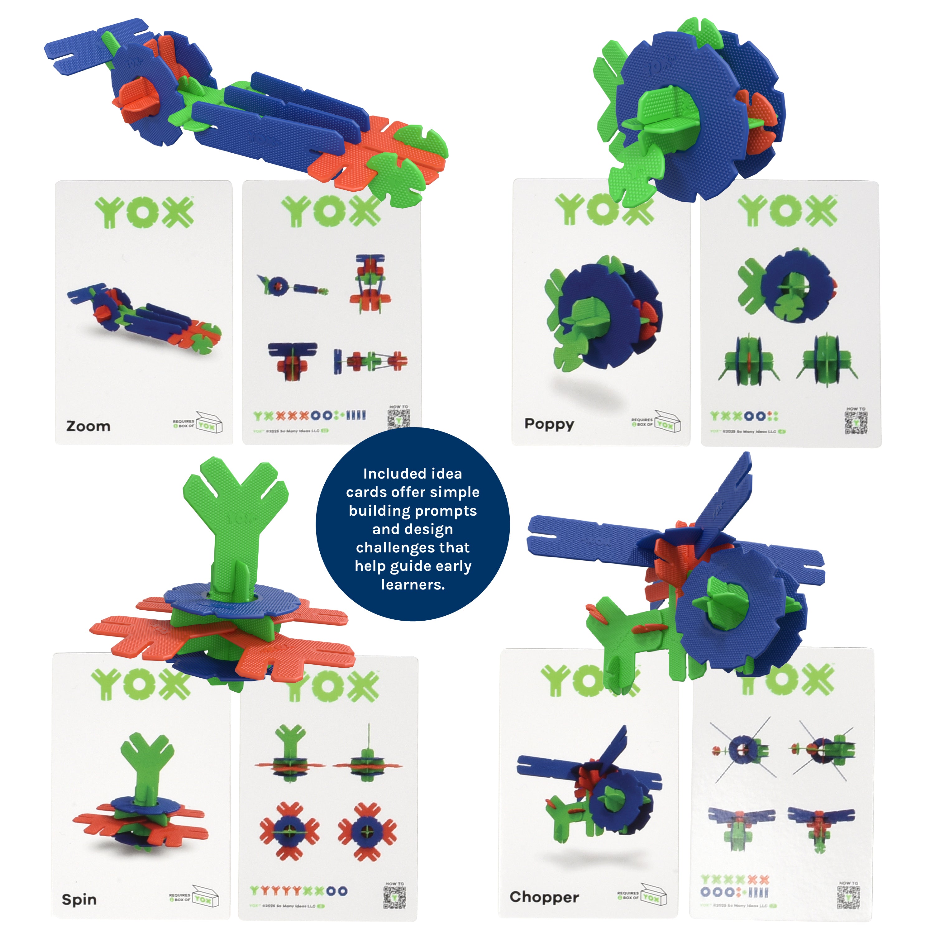 YOX® Megabuilder Classroom Kit | 152-Piece STEM Construction & Creative Building Set