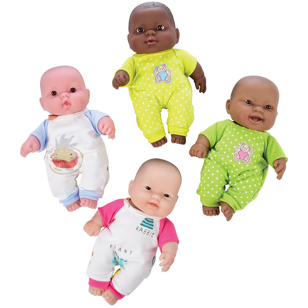 Constructive Playthings® 4-Pack Clothing Set for 10" Baby Dolls